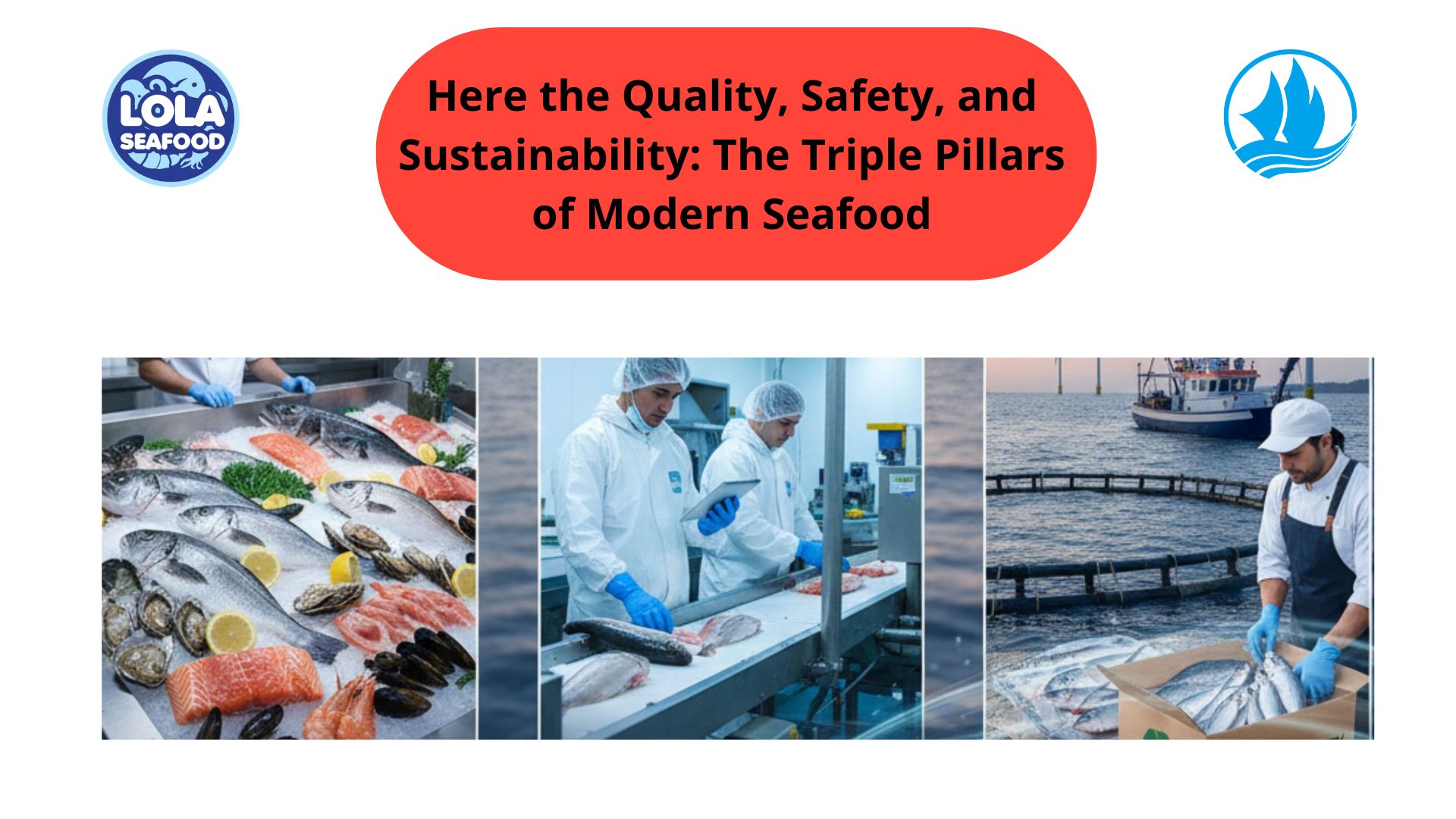 Here the Quality, Safety, and Sustainability: The Triple Pillars of Modern Seafood